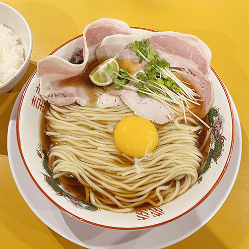 濃厚中華そばよし田／冷やし黒中華そば